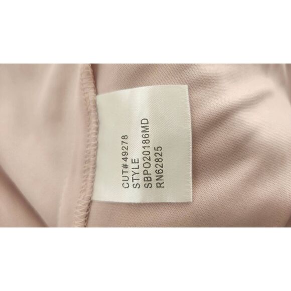 SHO pale rose gold sequin Slip DressV Neck, Spaghetti straps, diamond pattern, - Picture 7 of 10